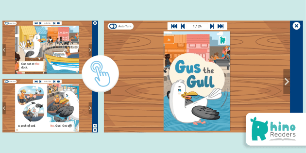 Level 2c Reading Scheme Book: Gus the Gull