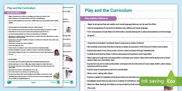 Play and the Curriculum