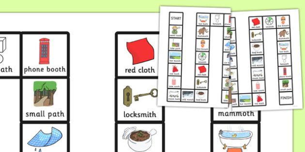 Two Syllable Voiceless 'th' Sound Board Game (teacher Made)