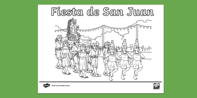 juan el bautista para colorear