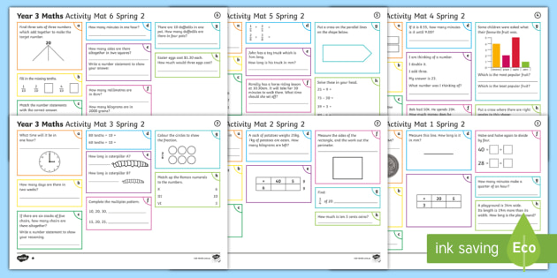 * NEW * Year 3 Spring 2 Australian Maths Activity Mats