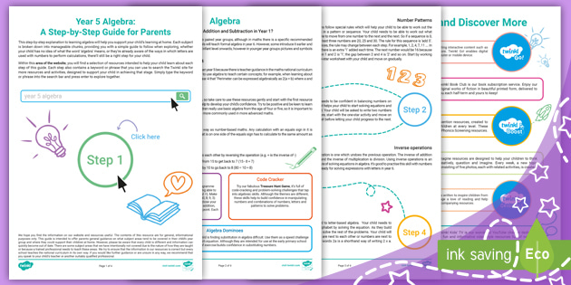 👉 Year 5 Algebra: A Step-by-Step Guide for Parents