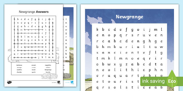 Newgrange Word Search