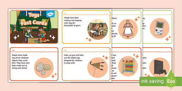 KS1 Toys Fact Cards