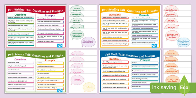 PYP Talk: Questions and Prompts Resource Pack (teacher made)