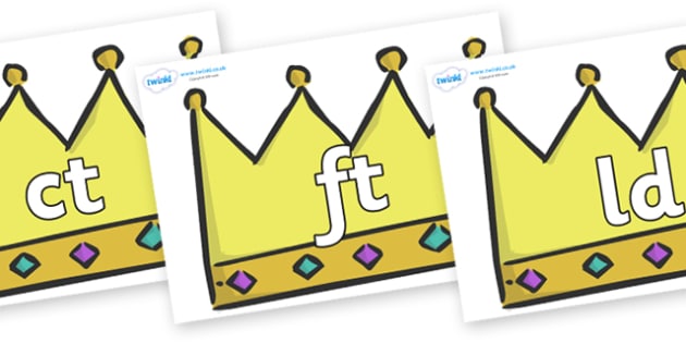 final letter blends on crowns (plain)