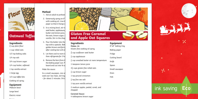 Classroom party food ideas for Christmas - Recipe Pack