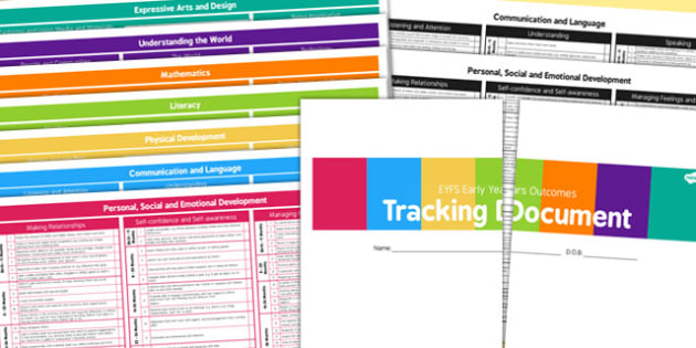 EYFS Early Years Outcomes Tracking Document (teacher made)