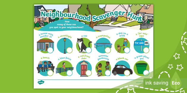 Neighbourhood Scavenger Hunt