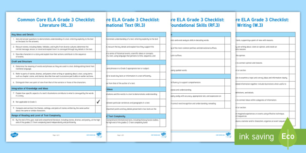 3rd Grade Ela Standards Pa