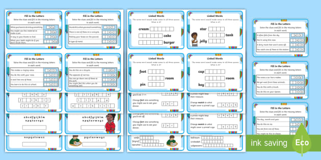 Ks1 Busy Box English Challenge Cards Teaching Resource
