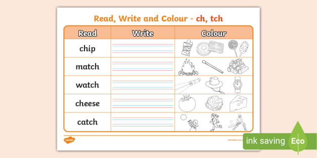 Read, Write and Colour