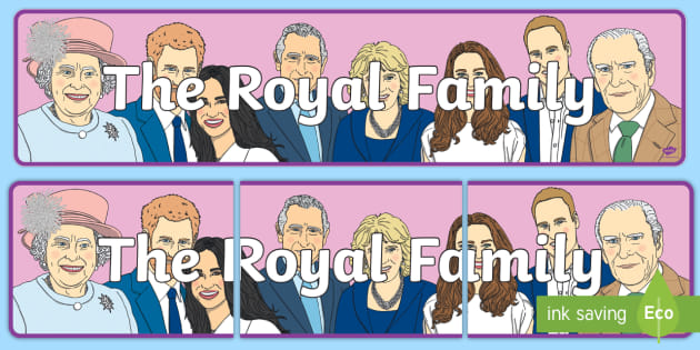Free The Royal Family Display Banner Teacher Made