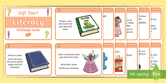 Soft Start Activities | KS1 Literacy Challenge Cards