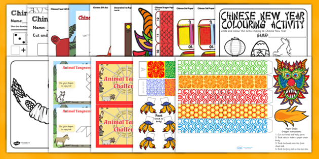 chinese new year ks1 worksheets