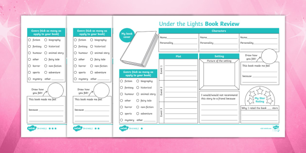 differentiated book reviews ks2