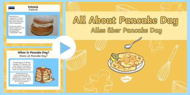 When S Pancake Day Powerpoint English German Easter Lent