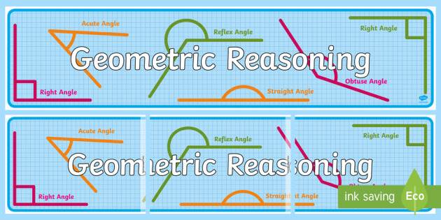 Geometric Reasoning Display Banner-Australia (teacher made)