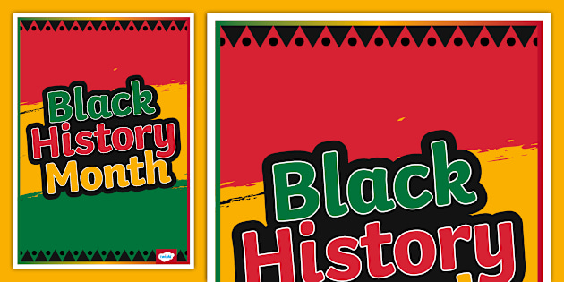 Black History Month Poster Uk