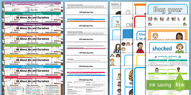 Eyfs All About Me And Ourselves Lesson Plan Enhancement Ideas And