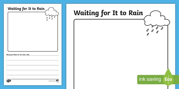 Waiting for It to Rain Worksheet (Teacher-Made)