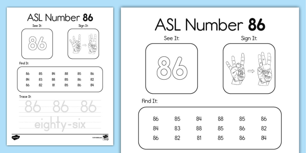 その他 ASL asl-number-86-activity-us-m-