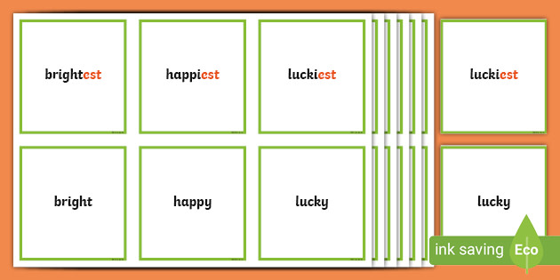 Suffix Loop Cards Est Teacher Made