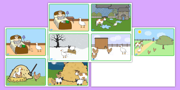 Farmer Duck Story Sequencing Cards Ks1 Twinkl Resource