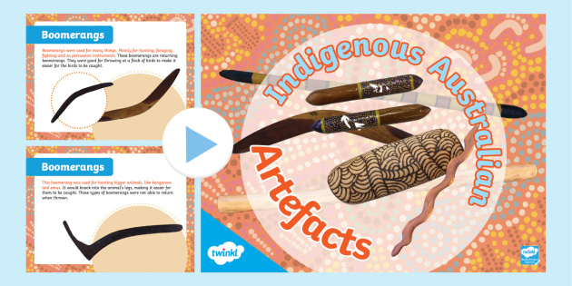 * NEW * Indigenous Australian Artefacts PowerPoint