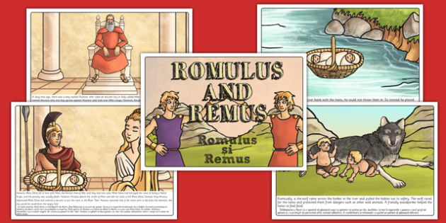 Romulus And Remus Story Romanian Translation Teacher Made