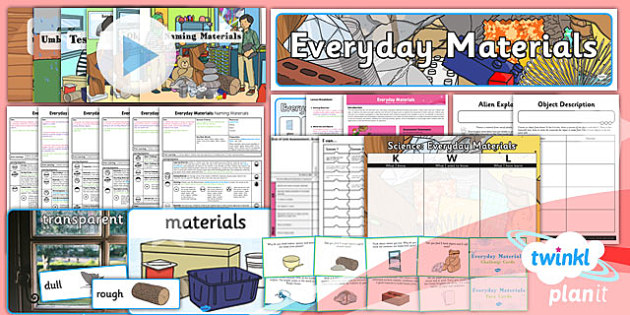 year 1 everyday materials homework