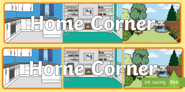 Free Home Corner Display Banner Teacher Made