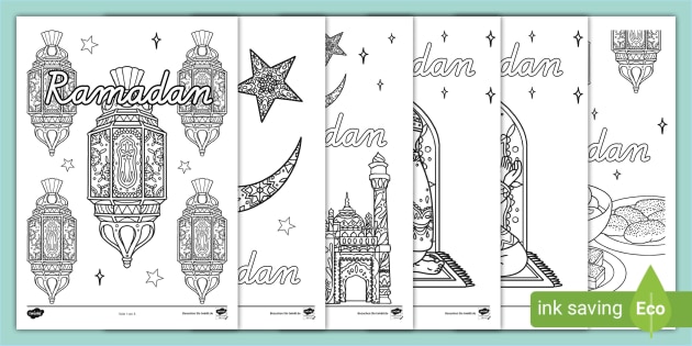 Ramadan Ausmalbilder (Teacher-Made)