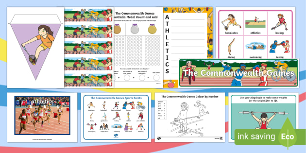 EYFS The Commonwealth Games Resource Pack (teacher made)