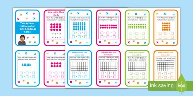 Turn Around Multiplication Facts
