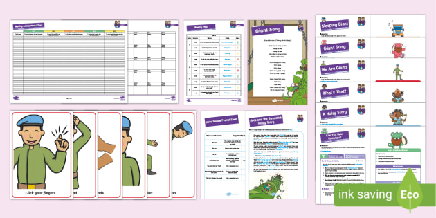 Phonics Level 1 Week 12 - Jack and the Beanstalk Weekly Lesson Pack