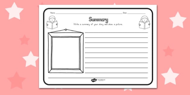 Summary Comprehension Worksheet (teacher made)