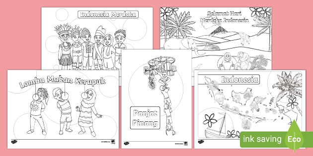 Indonesian Independence Day Colouring (teacher made)