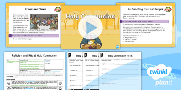 RE: Religion and Rituals: Holy Communion Year 1 Lesson Pack 4