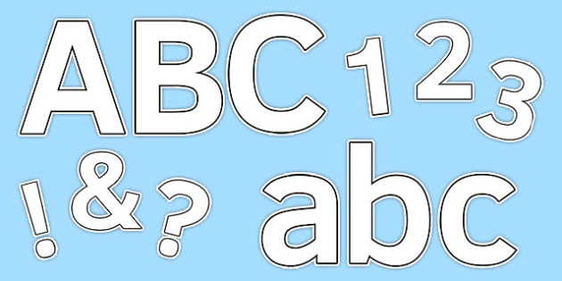 FREE! - 👉 Blank Display Numbers (teacher made)