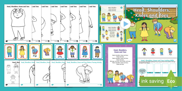 Head, Shoulders, Knees and Toes Resource Pack (Teacher-Made)