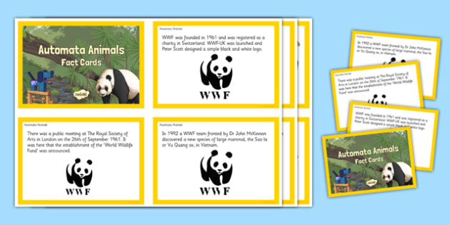 Automata Animals - Fact Cards