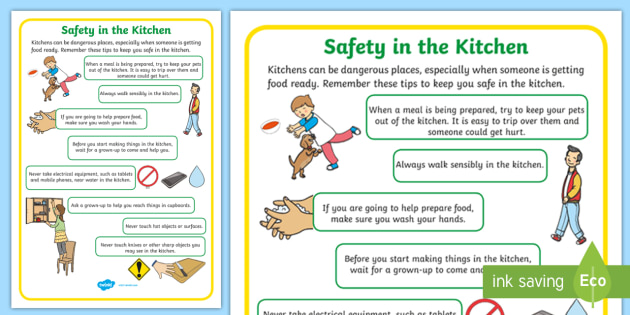 safety rules home economics