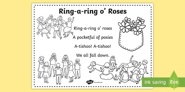 Ring A Ring A Roses Words