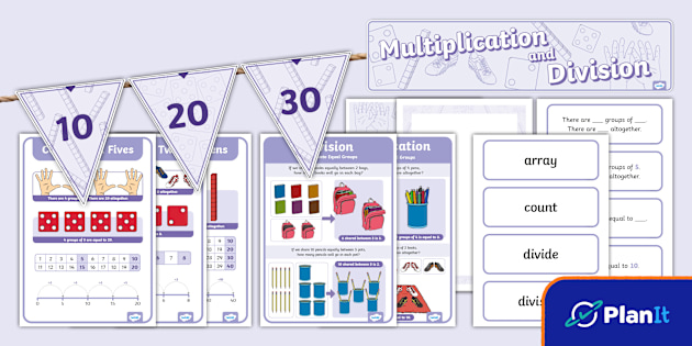 PlanIt Maths Year 1 Multiplication and Division Display Pack