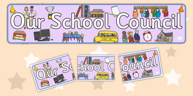 School Council Display Banner - School council, display banner