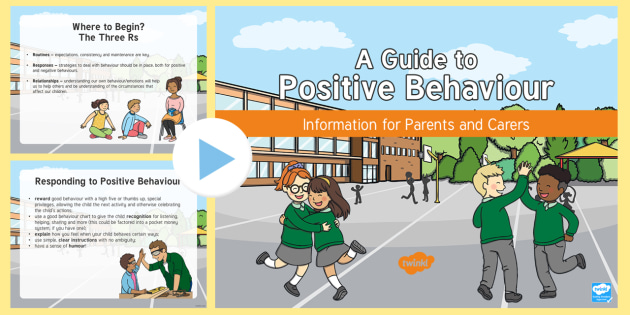 Behavioural Management PowerPoint | Parent & Carer Resources