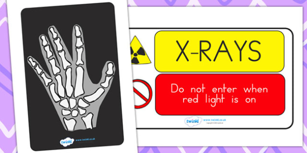 X Ray Display Signs (teacher made)