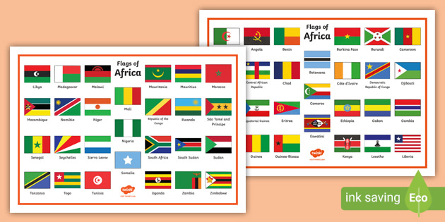 all flags of africa