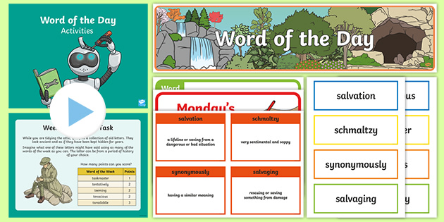 Year 5 Spring 2 Word of the Day Display Pack (teacher made)